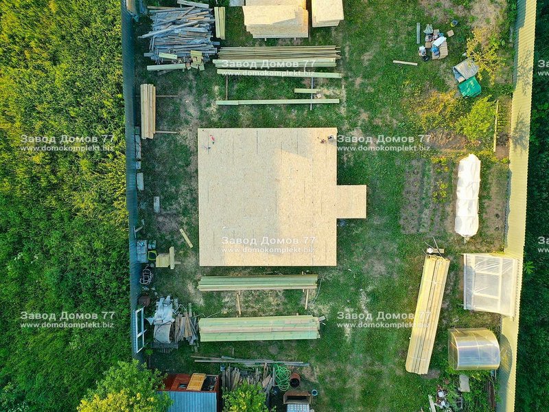 Строительство дома в селе Мишутино Сергиево-Посадском городском округе